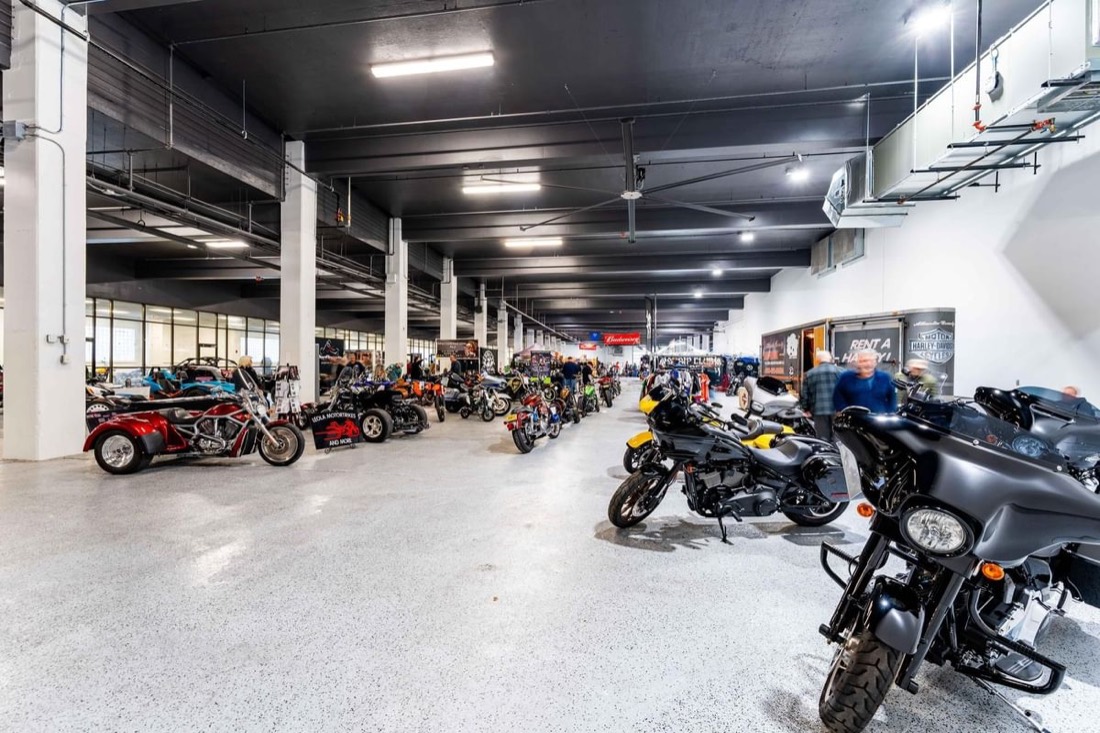 The Terminal at Showboat, drive-up entry with 18-foot ceilings